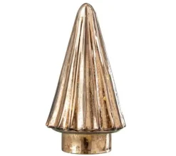 * Sapin Et Accessoire^Sapin De Noël En Verre "Led" 19Cm Marron