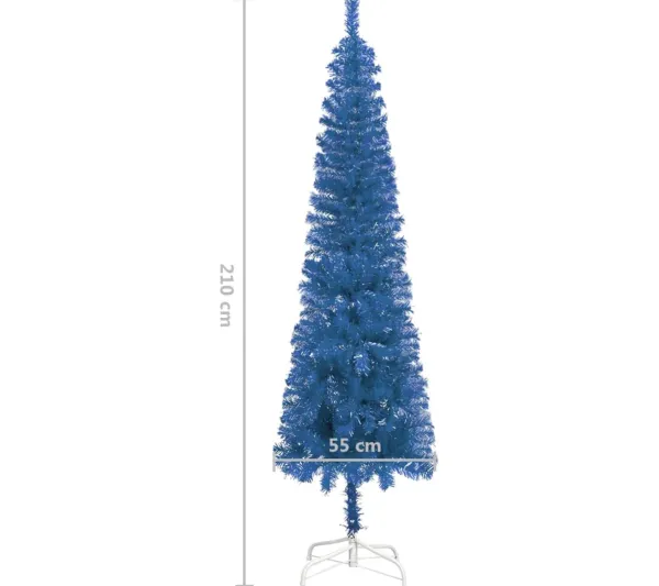 * Sapin Et Accessoire^Sapin De Noël Troit Bleu 210 Cm