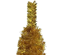* Sapin Et Accessoire^Sapin De Noël Troit Dore 150 Cm