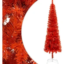 * Sapin Et Accessoire^Sapin De Noël Troit Rouge 210 Cm