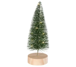 Sale * Sapin De Table Led H. 22 Cm Vert