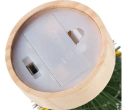 Sale * Sapin De Table Led H. 22 Cm Vert