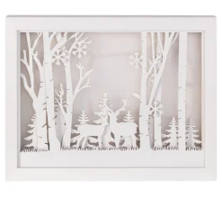 Cheap * Scene D'Hiver Led H.29 Cm Blanc