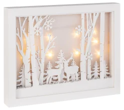 Cheap * Scene D'Hiver Led H.29 Cm Blanc