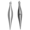 * Guirlande Et Boule De Sapin^Set De 5 Suspensions Gla Ons Hauteur 15 Cm Argentee