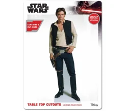 STAR CUTOUTS Anniversaire Et Autres Fêtes^ 9 Figurine En Carton Poser Star Wars Heros - Haut 28 Cm