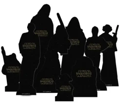 STAR CUTOUTS Anniversaire Et Autres Fêtes^ 9 Figurine En Carton Poser Star Wars Heros - Haut 28 Cm