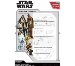 STAR CUTOUTS Anniversaire Et Autres Fêtes^ 9 Figurine En Carton Poser Star Wars Heros - Haut 28 Cm