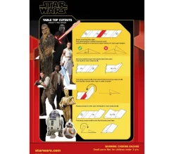 STAR CUTOUTS Anniversaire Et Autres Fêtes^ 8 Figurines En Carton Poser Star Wars Personnages Nouveaux Heros Hauteur 28 Cm