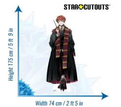 STAR CUTOUTS Anniversaire Et Autres Fêtes^ Figurine En Carton - Ron Weasley - Style Anime - Hauteur 175 Cm
