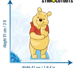 STAR CUTOUTS Anniversaire Et Autres Fêtes^ Figurine En Carton Taille Reelle Disney Winnie L'Ourson H 91 Cm