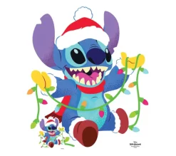 STAR CUTOUTS Anniversaire Et Autres Fêtes^ Figurine En Carton - Noël - Disney Stitch - Hauteur 88 Cm