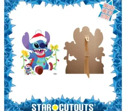 STAR CUTOUTS Anniversaire Et Autres Fêtes^ Figurine En Carton - Noël - Disney Stitch - Hauteur 88 Cm