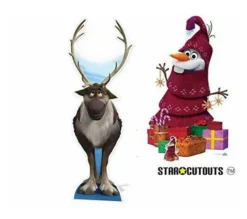 STAR CUTOUTS Anniversaire Et Autres Fêtes^ Figurine En Carton Sven La Reine Des Neiges Disney H 192 Cm