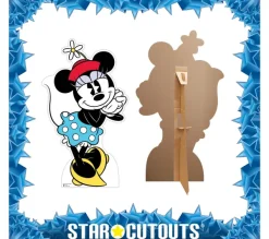 STAR CUTOUTS Anniversaire Et Autres Fêtes^ Figurine En Carton - Disney Minnie Vintage Et Sa Jupe Bleue Et Blanche - Hauteur 96 Cm