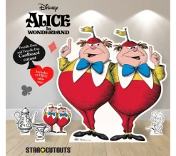 STAR CUTOUTS Anniversaire Et Autres Fêtes^ Figurine En Carton Alice Au Pays Des Merveilles Vintage - Tweedle Dee Et Tweedle Dum