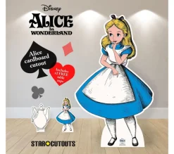STAR CUTOUTS Anniversaire Et Autres Fêtes^ Figurine En Carton Alice Au Pays Des Merveilles Vintage