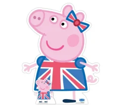 STAR CUTOUTS Anniversaire Et Autres Fêtes^ Figurine En Carton ?Peppa ?Peppa Pig - Drapeau Du Royaume-Uni - Hauteur 90 Cm