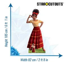 STAR CUTOUTS Anniversaire Et Autres Fêtes^ Figurine En Carton Encanto : La Fantastique Famille Madrigal Dolores - H 185 Cm