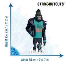 STAR CUTOUTS Anniversaire Et Autres Fêtes^ Figurine En Carton Johnny Mountain Gorille -Tous En Scene 2 - Hauteur 157 Cm