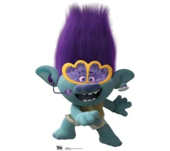 STAR CUTOUTS Anniversaire Et Autres Fêtes^ Figurine En Carton Mini Branch Lunettes Trolls World Tour 93 Cm