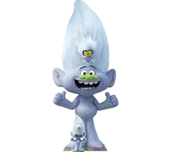 STAR CUTOUTS Anniversaire Et Autres Fêtes^ Figurine En Carton Grand Guy Diamant Minuscule Diamant Trolls World Tour 172 Cm