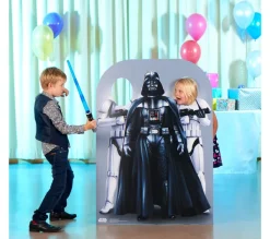 STAR CUTOUTS Anniversaire Et Autres Fêtes^ Figurine En Carton Passe Tete Enfant Star Wars Dark Vador Et 2 Stormtroopers H 133 Cm