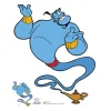 STAR CUTOUTS Anniversaire Et Autres Fêtes^ Figurine En Carton Taille Reelle Genie D'Aladdin Disney H 88 Cm
