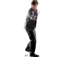 STAR CUTOUTS Anniversaire Et Autres Fêtes^ Figurine En Carton Harry Potter Avec Baguette Magique En Tenue De Ville Film Harry Potter 92 Cm