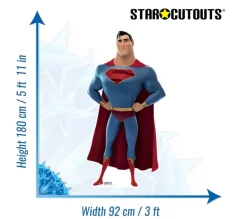 STAR CUTOUTS Anniversaire Et Autres Fêtes^ Figurine En Carton Superman Dc League - Krypto Et Les Super-Animaux - Hauteur 180 Cm