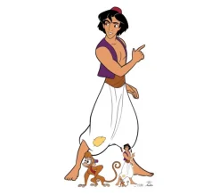 STAR CUTOUTS Anniversaire Et Autres Fêtes^ Figurine En Carton Taille Reelle Aladdin Disney H 185 Cm