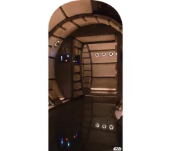 STAR CUTOUTS Anniversaire Et Autres Fêtes^ Figurine En Carton Backdrop Star Wars Décor Couloir Du Faucon Millenium Haut 130 Cm