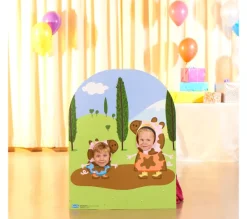STAR CUTOUTS Anniversaire Et Autres Fêtes^ Figurine En Carton Passe Tete Peppa Pig Et Georges H 123 Cm