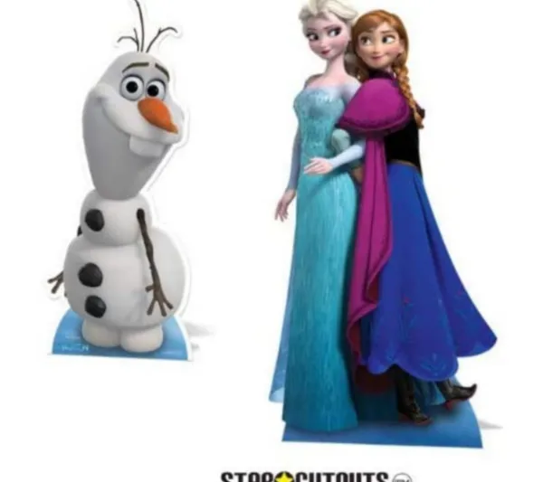 STAR CUTOUTS Anniversaire Et Autres Fêtes^ Figurine En Carton Elsa Et Anna La Reine Des Neiges Disney H 162 Cm