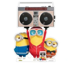 STAR CUTOUTS Anniversaire Et Autres Fêtes^ Figurine En Carton Groupe De Musique Boombox - Les Minions 2 : Il Tait Une Fois Gru - Hauteur 121 C