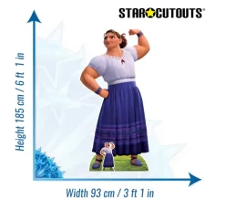 STAR CUTOUTS Anniversaire Et Autres Fêtes^ Figurine En Carton Encanto : La Fantastique Famille Madrigal Luisa - H 185 Cm