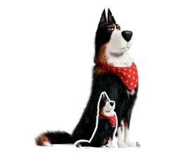 STAR CUTOUTS Anniversaire Et Autres Fêtes^ Figurine En Carton Rooster Le Berger Allemand Comme Des Betes H 127 Cm