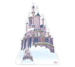 STAR CUTOUTS Anniversaire Et Autres Fêtes^ Figurine En Carton - Disney Ch Teau De Princesses De Noël Hiver - Hauteur 133 Cm
