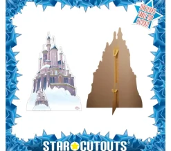 STAR CUTOUTS Anniversaire Et Autres Fêtes^ Figurine En Carton - Disney Ch Teau De Princesses De Noël Hiver - Hauteur 133 Cm