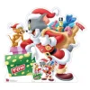 STAR CUTOUTS Anniversaire Et Autres Fêtes^ Figurine En Carton - Noël - Tom Et Jerry - Cadeau De Noël Tom Vert - Hauteur 81 Cm