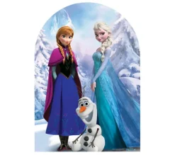 STAR CUTOUTS Anniversaire Et Autres Fêtes^ Figurine En Carton Passe Tete Enfant Anna Et Elsa Reine Des Neiges Disney H 123 Cm