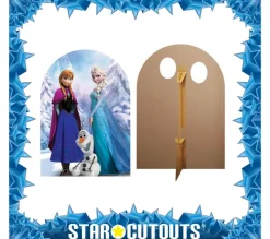 STAR CUTOUTS Anniversaire Et Autres Fêtes^ Figurine En Carton Passe Tete Enfant Anna Et Elsa Reine Des Neiges Disney H 123 Cm