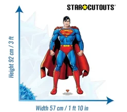 STAR CUTOUTS Anniversaire Et Autres Fêtes^ Figurine En Carton - Superman - Dc Comics - Hauteur 92 Cm
