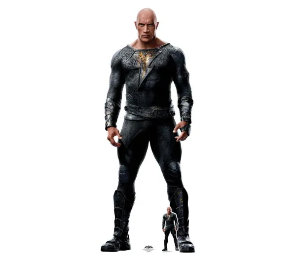 STAR CUTOUTS Anniversaire Et Autres Fêtes^ Figurine En Carton Film Black Adam Illustre Par Dwayne Johnson - Hauteur 192 Cm