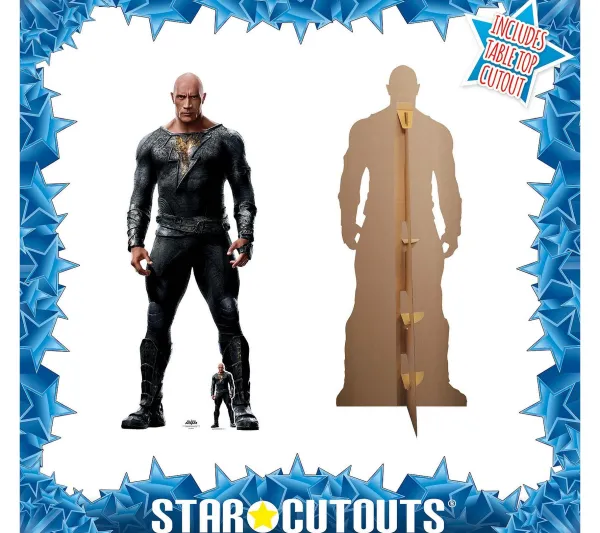 STAR CUTOUTS Anniversaire Et Autres Fêtes^ Figurine En Carton Film Black Adam Illustre Par Dwayne Johnson - Hauteur 192 Cm