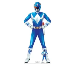 STAR CUTOUTS Anniversaire Et Autres Fêtes^ Figurine En Carton Taille Reelle ?Power Rangers Bleu - Hauteur 176 Cm