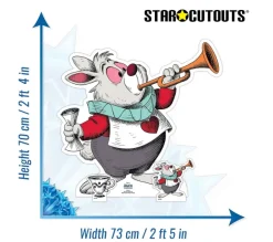 STAR CUTOUTS Anniversaire Et Autres Fêtes^ Figurine En Carton Alice Au Pays Des Merveilles Vintage - Lapin Blanc
