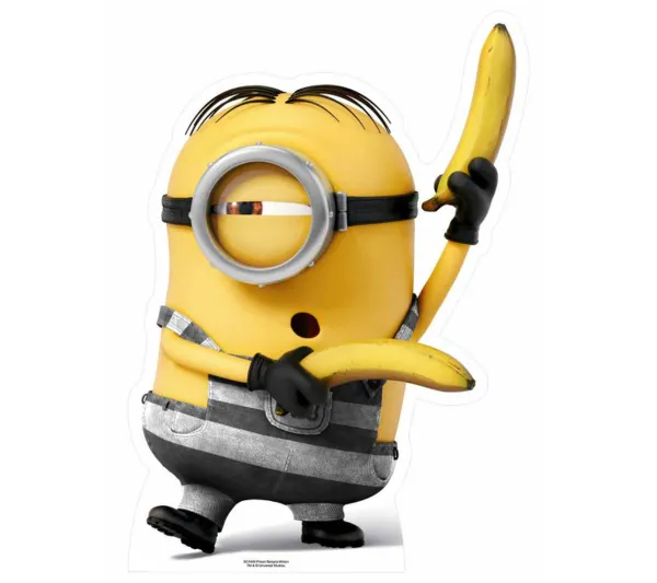 STAR CUTOUTS Anniversaire Et Autres Fêtes^ Figurine En Carton Prison Banana Minion H 84 Cm