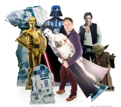STAR CUTOUTS Anniversaire Et Autres Fêtes^ Figurine En Carton Taille Reelle Leia Organa Episode Viii Star Wars H 157 Cm