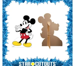 STAR CUTOUTS Anniversaire Et Autres Fêtes^ Figurine En Carton - Disney Mickey Mouse Au Grand Sourire - Hauteur 95 Cm